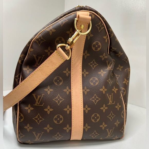 Louis Vuitton Keepall 55 Monogram Bandouliere With Strap Authentic - Picture 2 of 8